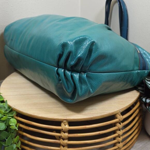 Coach Poppy Patent Leather Large Tote - Picture 6 of 15